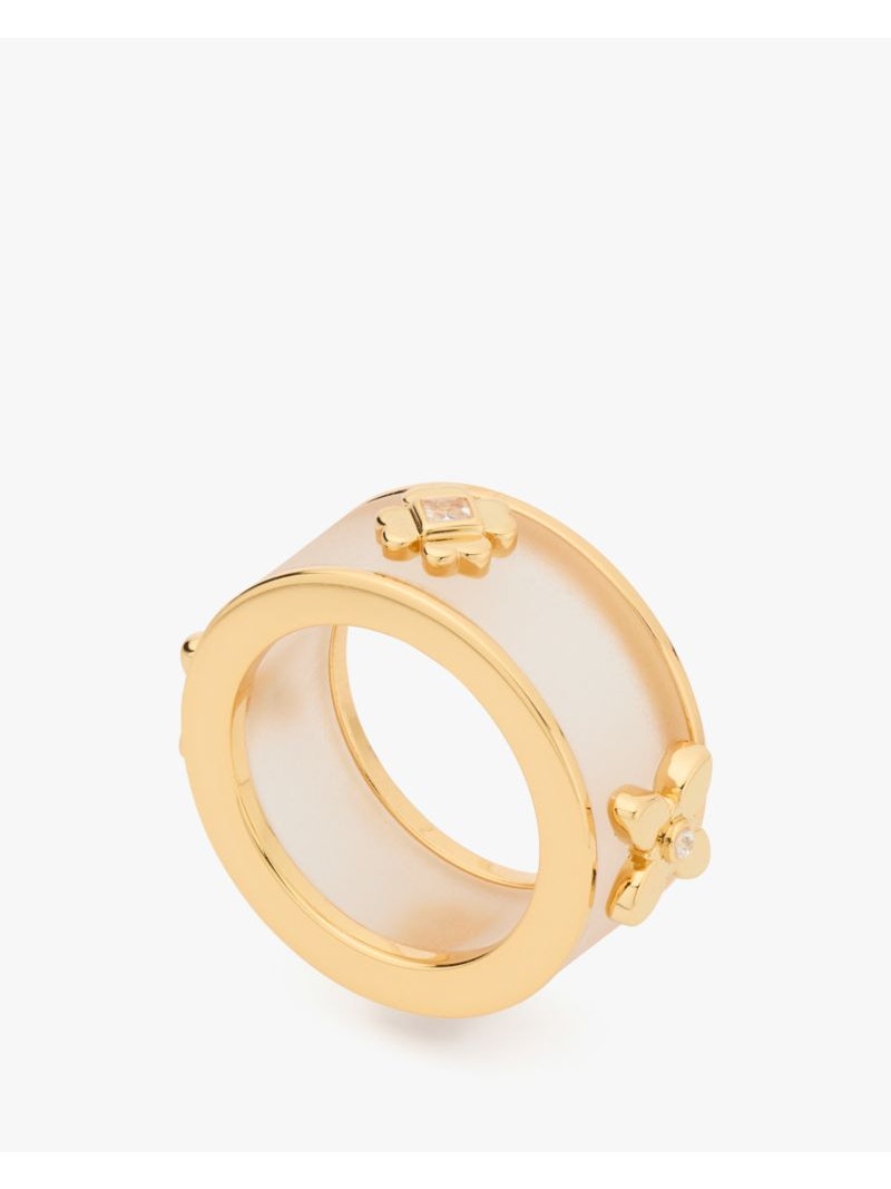 clear/gold Crossbody