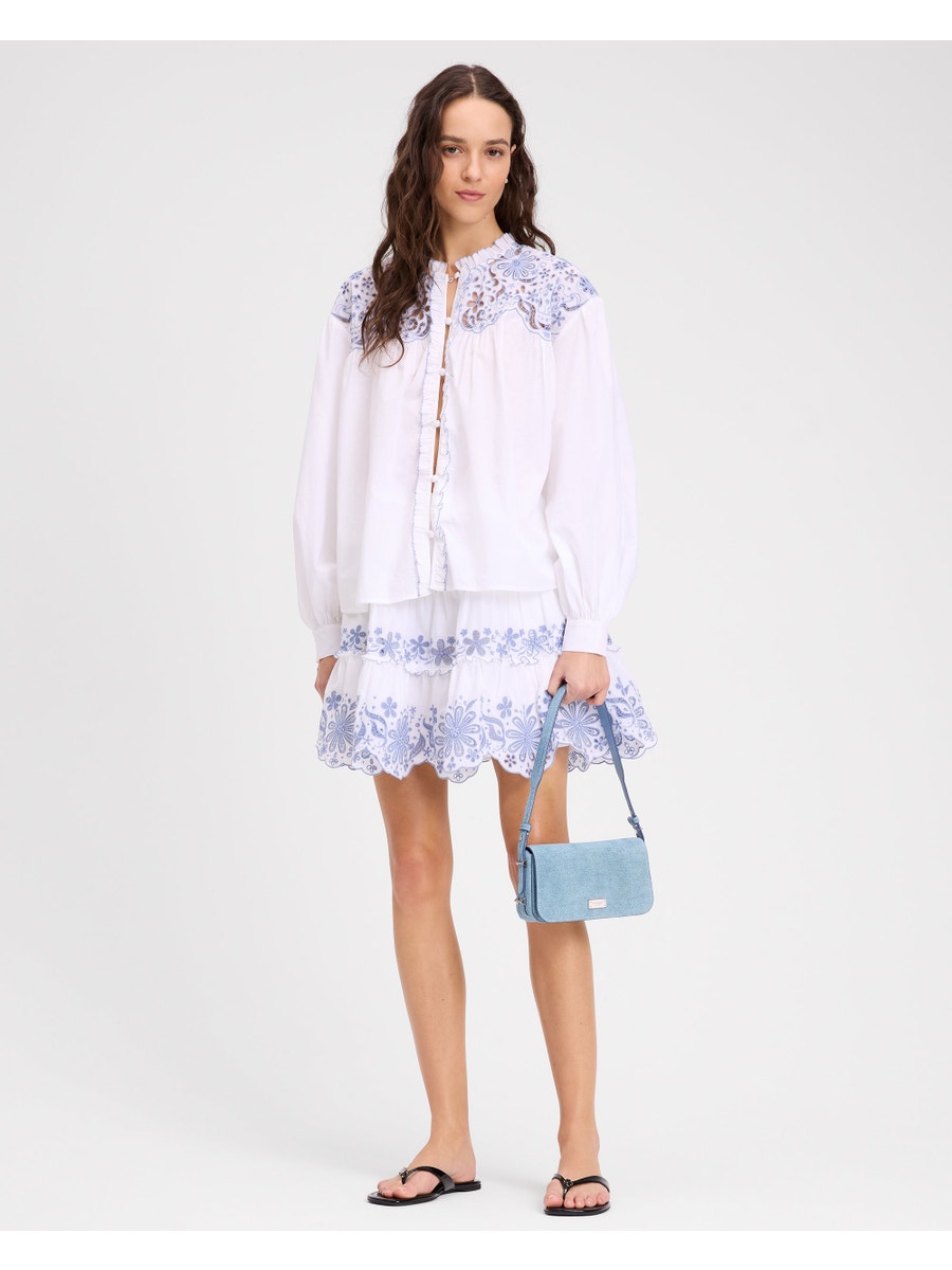 fresh white/diamond blue Crossbody