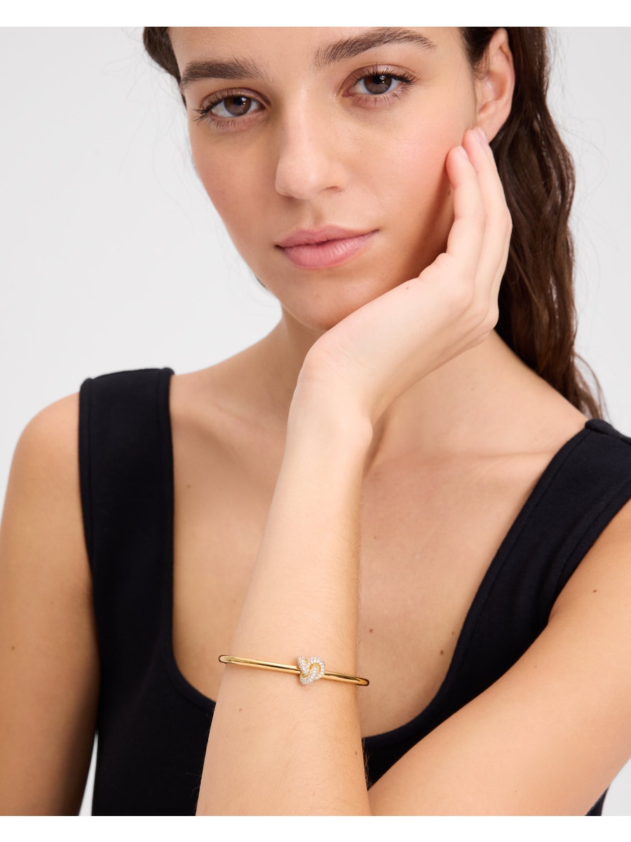 clear/gold Crossbody