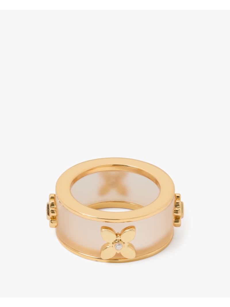 clear/gold Crossbody